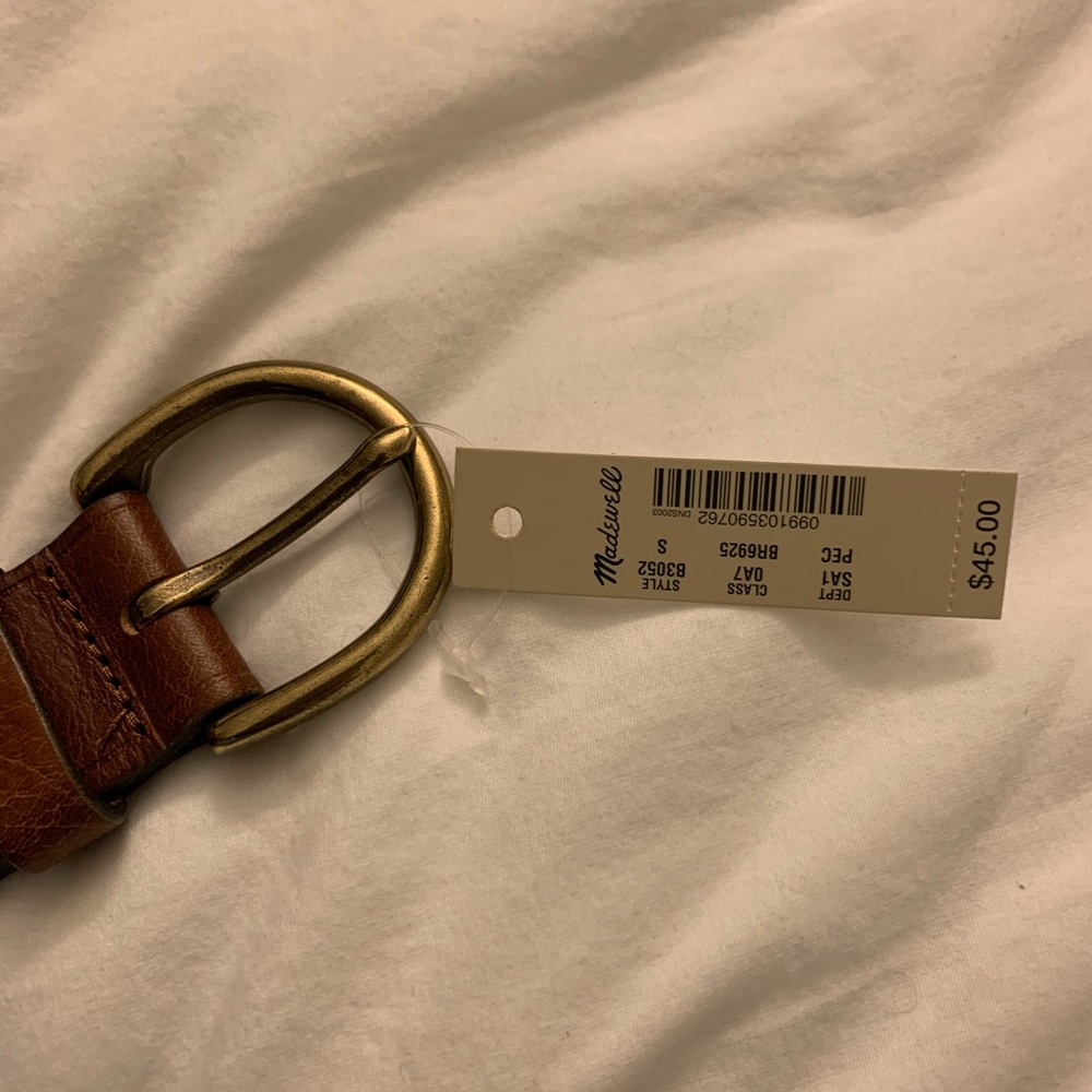 Madewell Brown Leather Belt